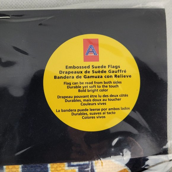 NFL New Los Angeles Chargers Football Team Fabric Flag Double Sided 12.5" x 18" - Picture 4 of 5